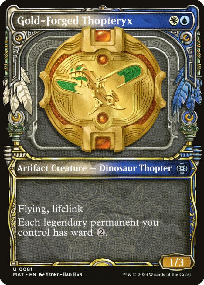 Gold-Forged Thopteryx - Foil