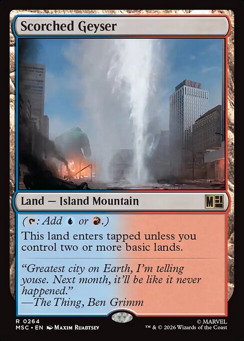 Scorched Geyser - Surge Foil