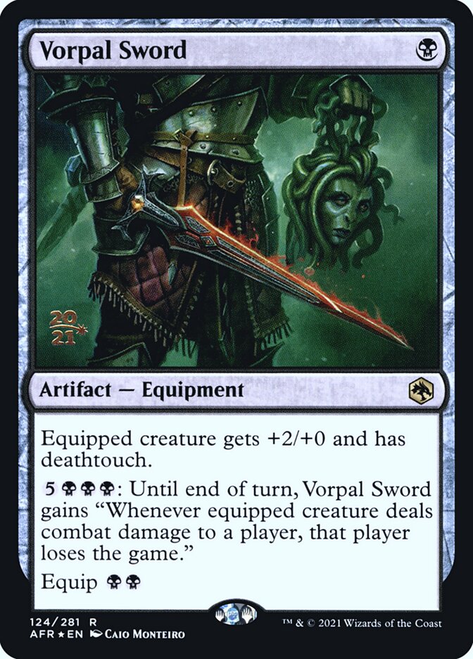 Vorpal Sword - Foil - Prerelease Promo