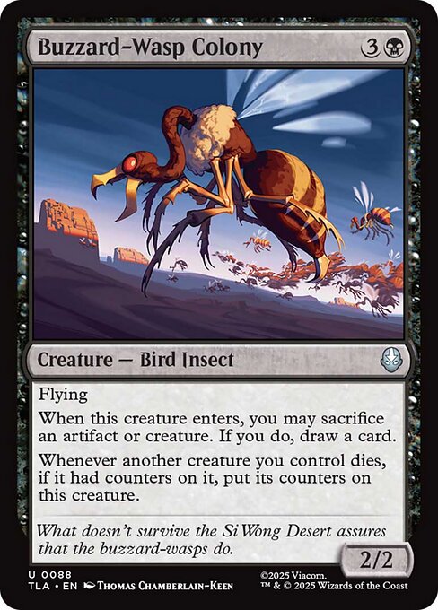 Buzzard-Wasp Colony - Foil
