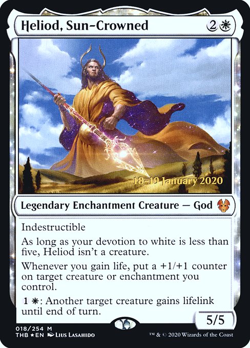 Heliod, Sun-Crowned - Foil - Prerelease Promo