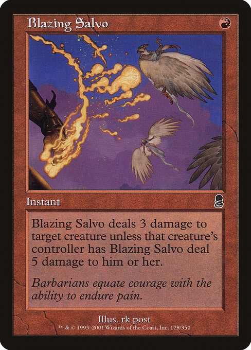 Blazing Salvo - Foil