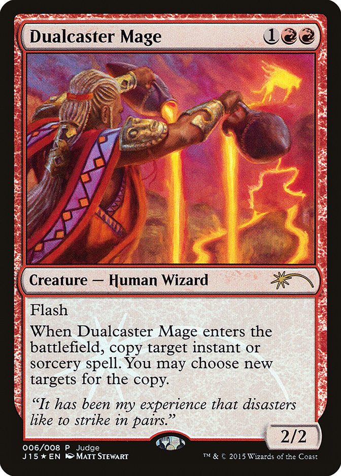 Dualcaster Mage - Foil - DCI Judge Promo