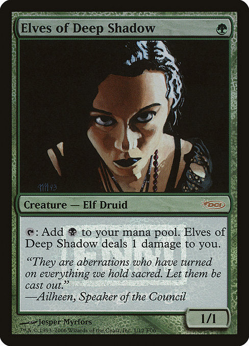 Elves of Deep Shadow - Foil - FNM Promo