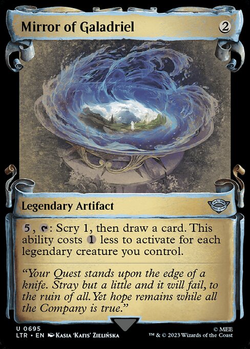 Mirror of Galadriel - Silver Foil