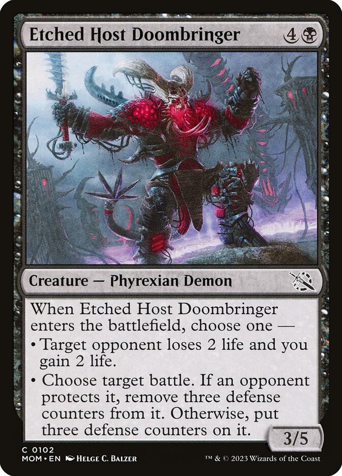 Etched Host Doombringer - Foil