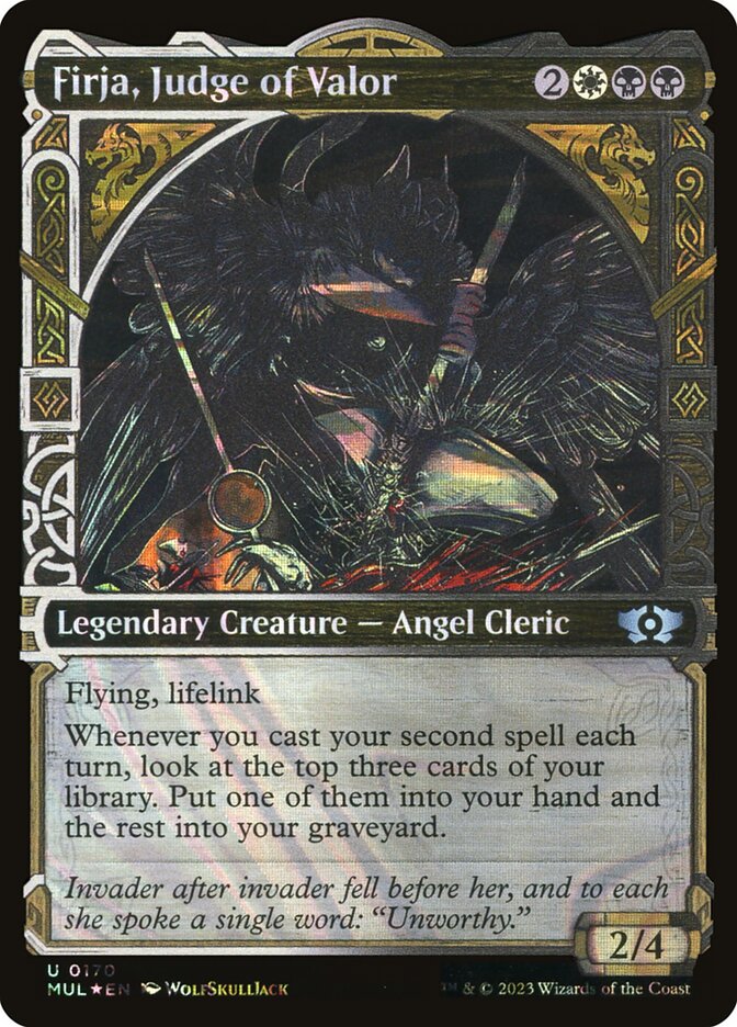 Firja, Judge of Valor - Halo Foil