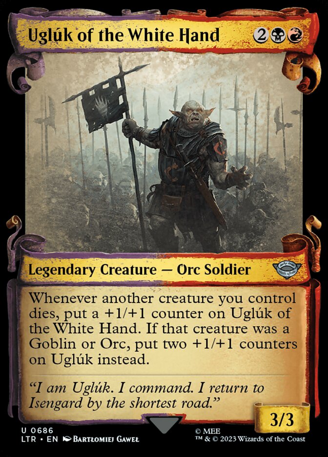 Ugluk of the White Hand - Silver Foil
