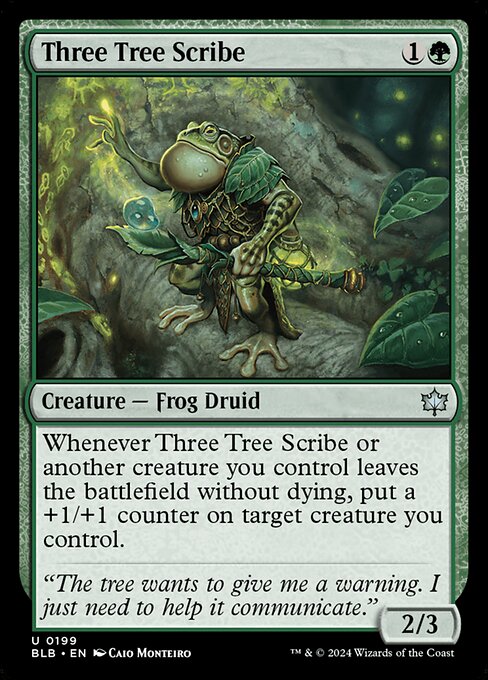 Three Tree Scribe - Foil