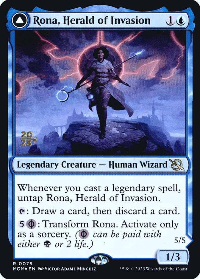 Rona, Herald of Invasion - Foil - Prerelease Promo
