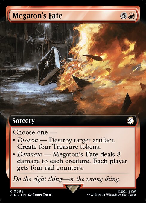 Megaton's Fate - Foil