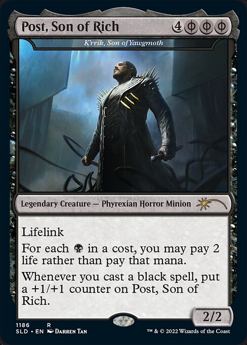 K'rrik, Son of Yawgmoth (Post, Son of Rich) - Foil