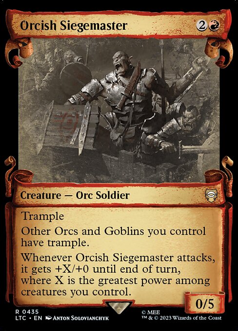Orcish Siegemaster - Silver Foil