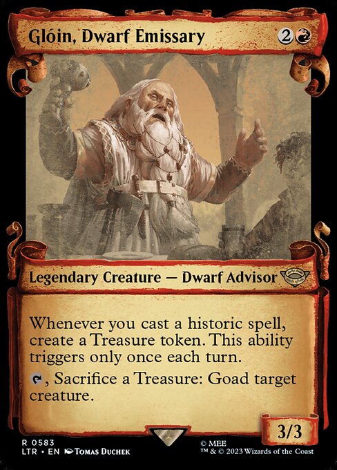 Gloin, Dwarf Emissary - Silver Foil