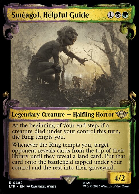 Smeagol, Helpful Guide - Silver Foil