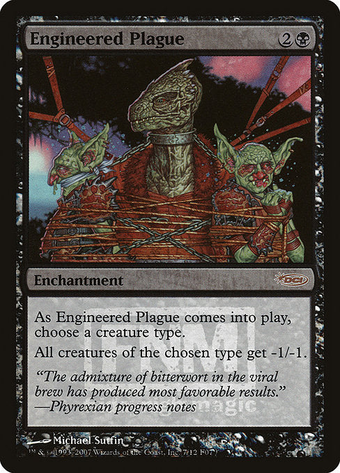 Engineered Plague - Foil - FNM Promo