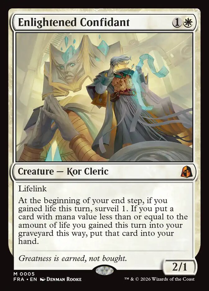 Enlightened Confidant - Foil