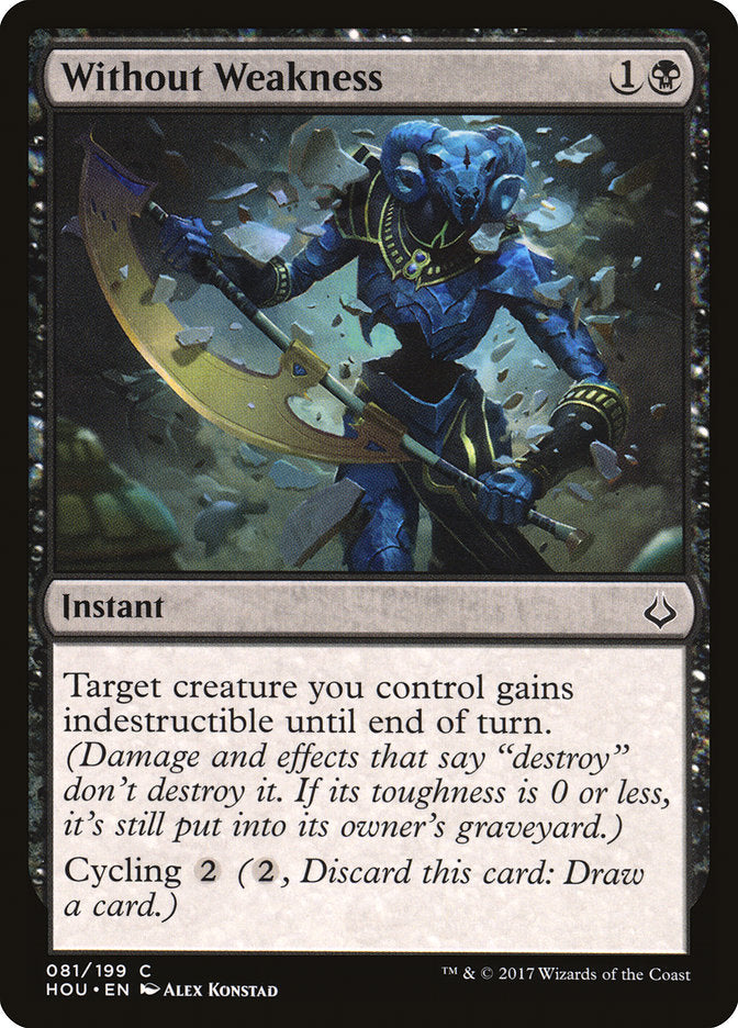 Without Weakness - Foil