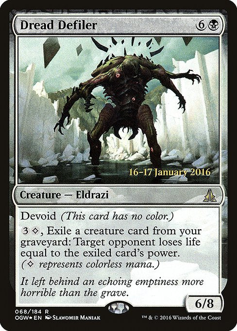 Dread Defiler - Foil - Prerelease Promo
