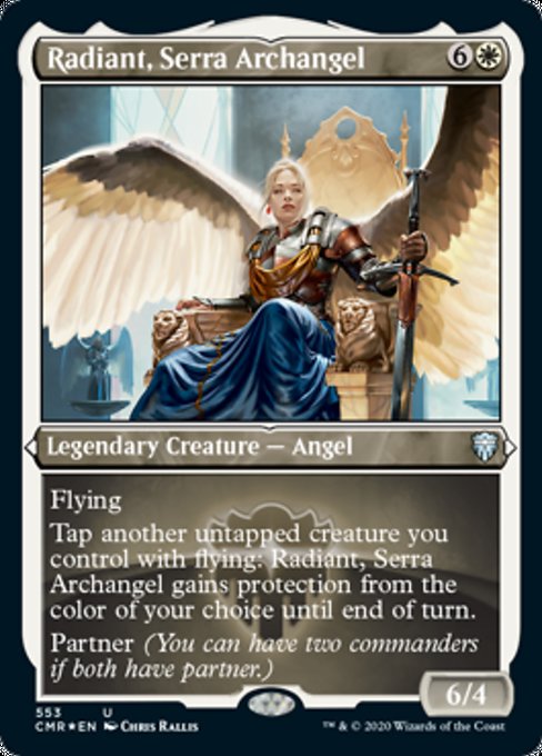 Radiant, Serra Archangel - Foil-Etched