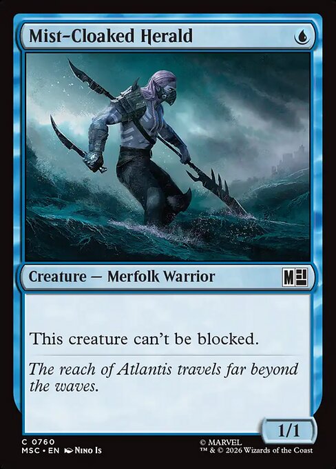 Mist-Cloaked Herald - Foil