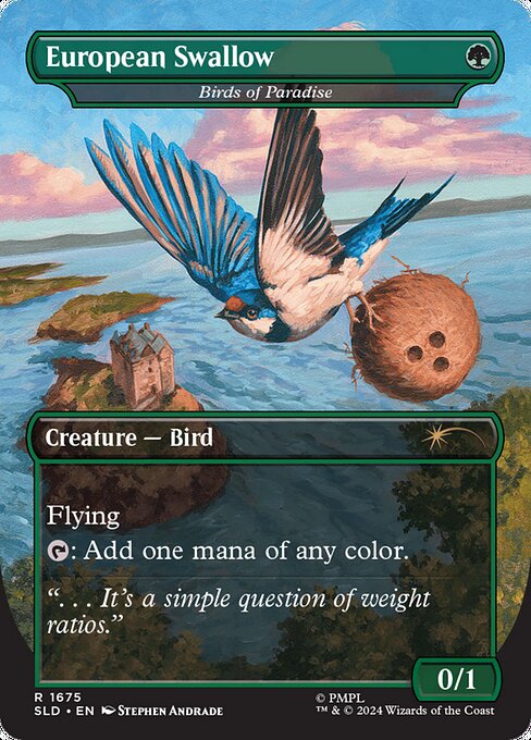 Birds of Paradise (African Swallow) - Foil
