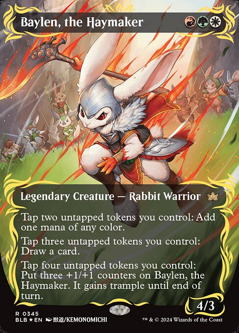 Baylen, the Haymaker - Raised Foil