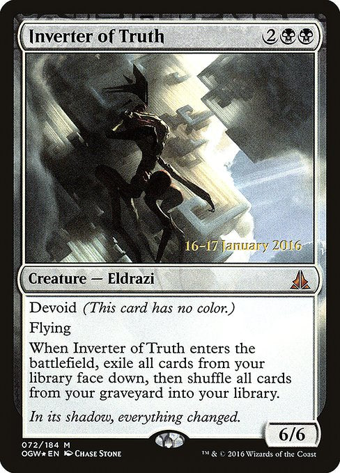 Inverter of Truth - Foil - Prerelease Promo