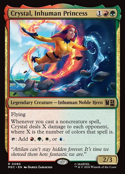 Crystal, Inhuman Princess - Surge Foil