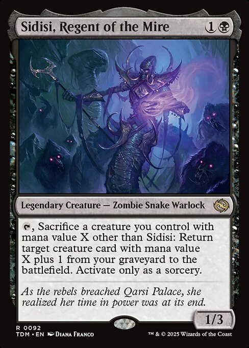 Sidisi, Regent of the Mire - Foil