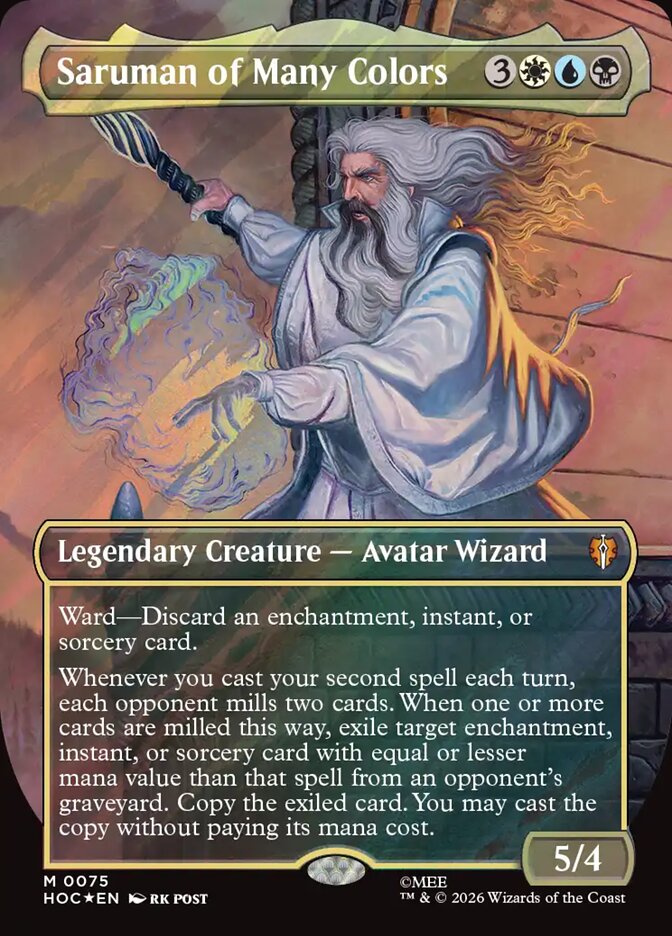 Saruman of Many Colors - Surge Foil