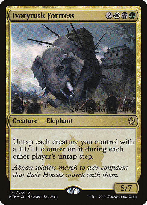Ivorytusk Fortress - Foil - Prerelease Promo