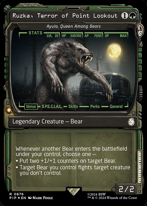 Ayula, Queen Among Bears (Ruzka, Terror of Point Lookout) - Surge Foil