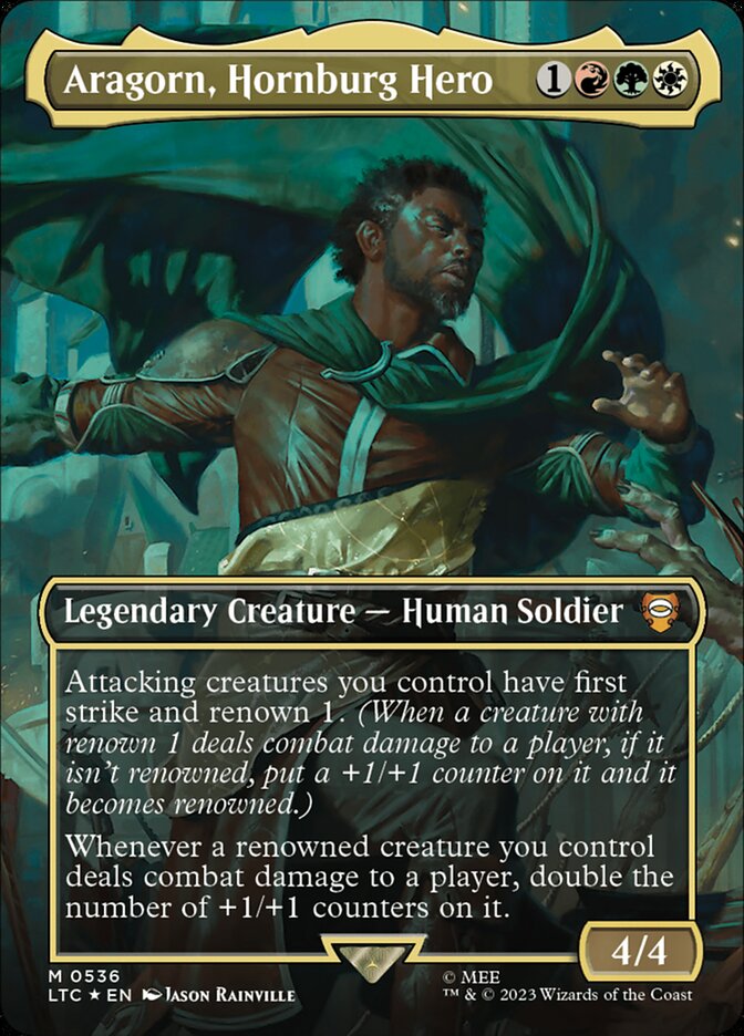 Aragorn, Hornburg Hero - Surge Foil