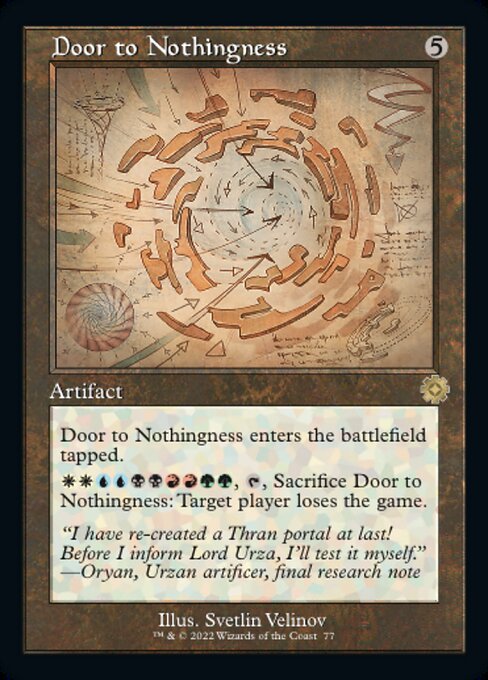 Door to Nothingness - Foil