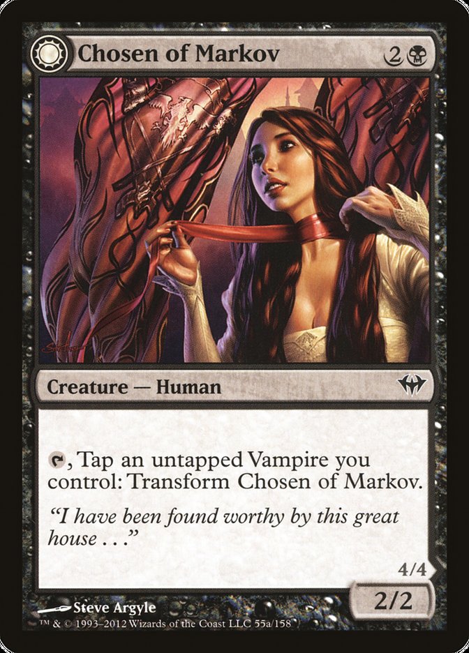 Chosen of Markov // Markov's Servant - Foil