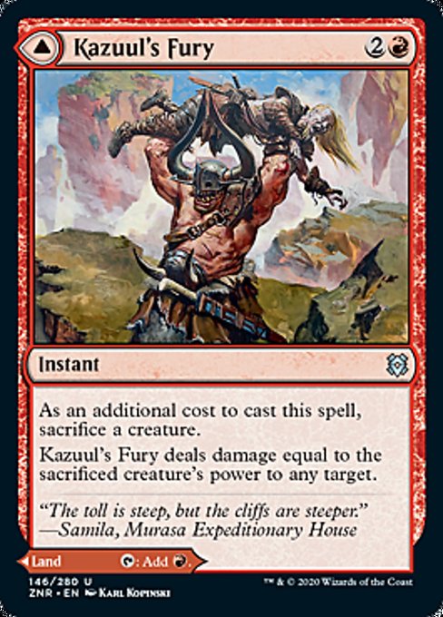 Kazuul's Fury - Foil