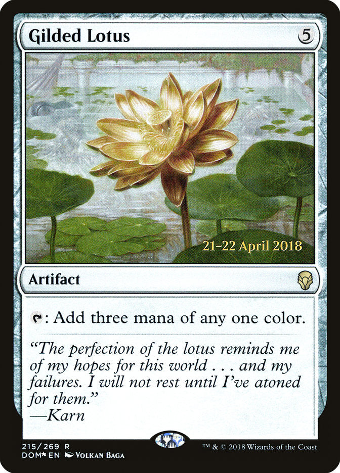 Gilded Lotus - Foil - Prerelease Promo