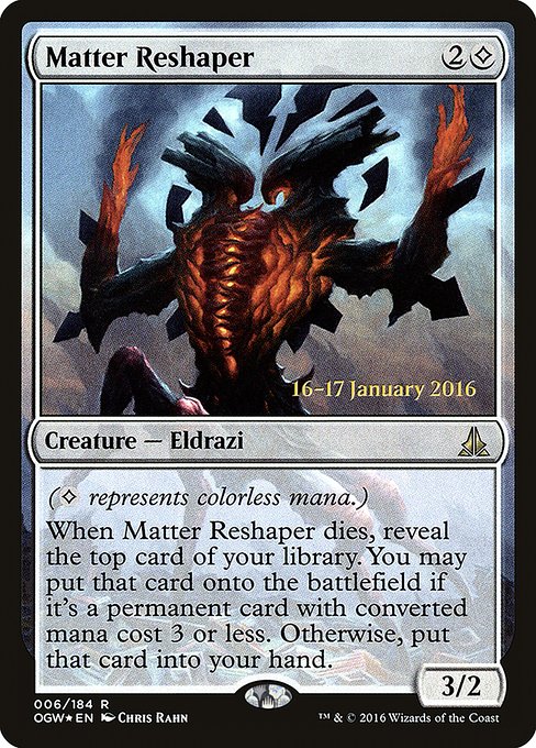 Matter Reshaper - Foil - Prerelease Promo