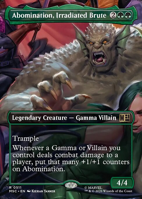Abomination, Irradiated Brute - Foil