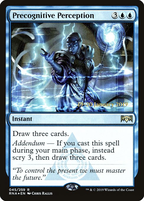 Precognitive Perception - Foil - Prerelease Promo