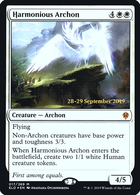 Harmonious Archon - Foil - Prerelease Promo
