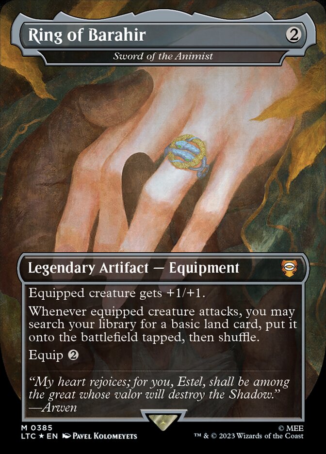 Sword of the Animist (0385 - Ring of Barahir) - Surge Foil