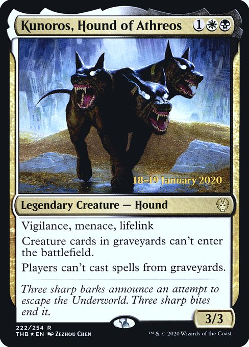 Kunoros, Hound of Athreos - Foil - Prerelease Promo