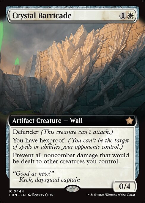 Crystal Barricade - Foil
