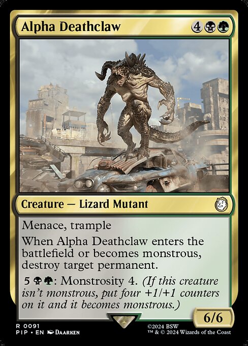 Alpha Deathclaw - Foil