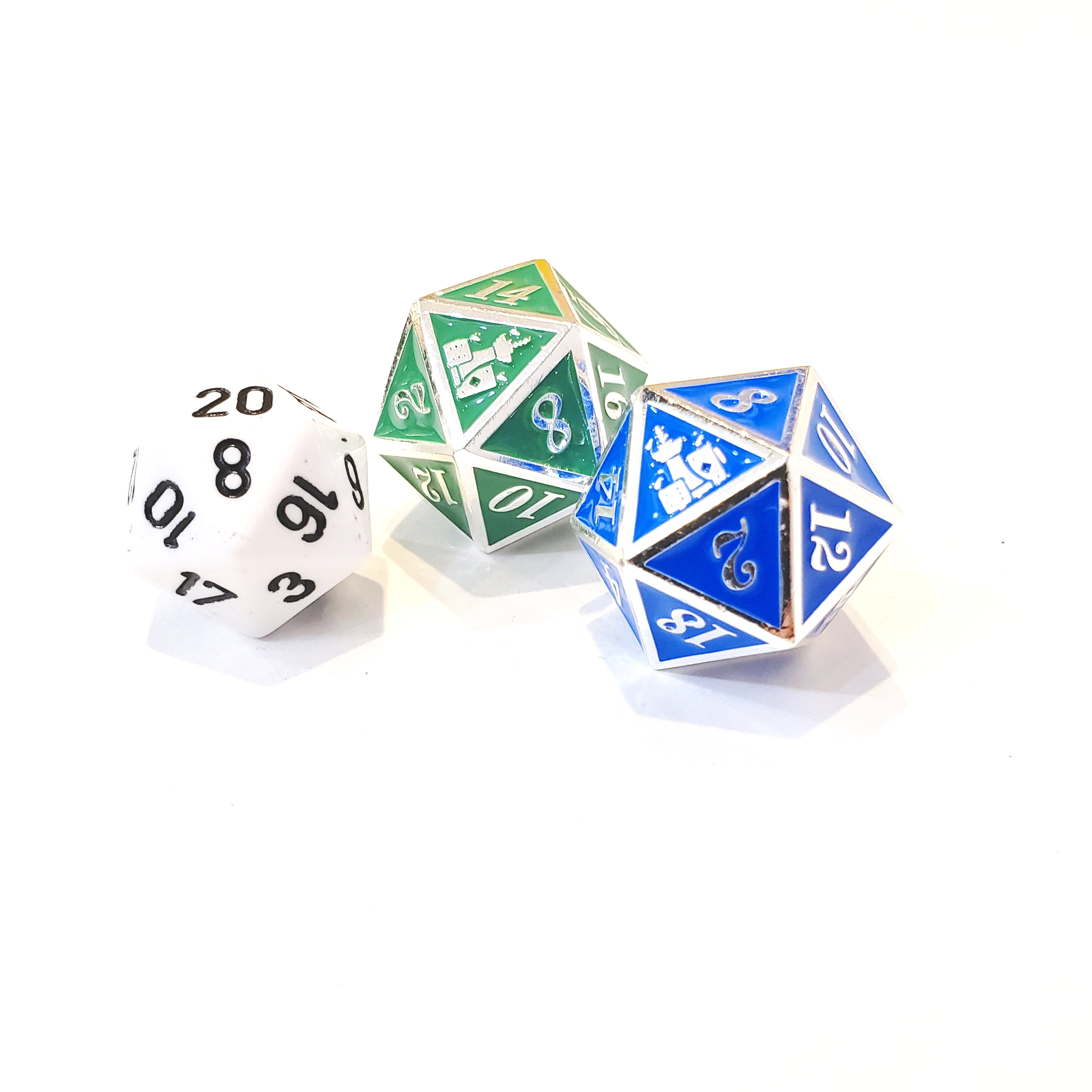 Rain City Games Metal D20 - Green