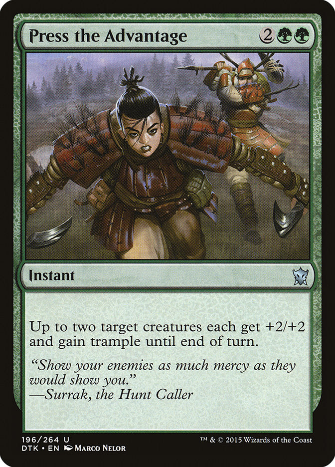 Press the Advantage - Foil