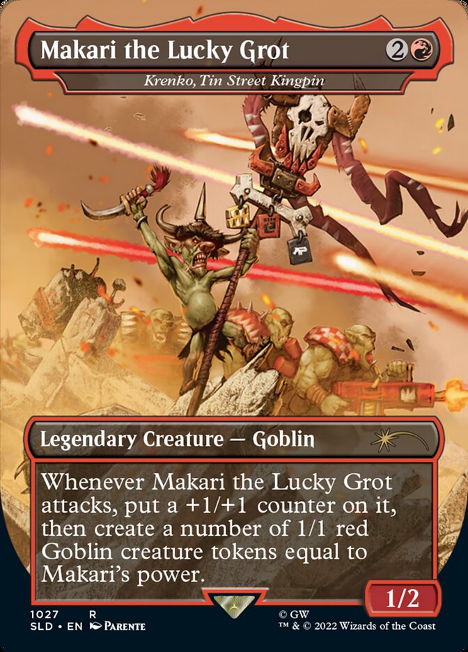 Krenko, Tin Street Kingpin (Makari the Lucky Grot) - Foil