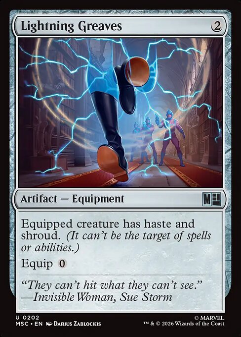 Lightning Greaves - Surge Foil